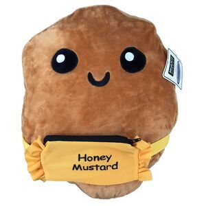 Ideal Toys Direct Ted The Chicken Nugget Honey Mustard Fanny Pack 12" Plush‎ Toy